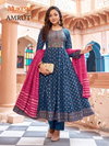 Amrut By Banwery Rayon Kurti With Bottom Dupatta Wholesale Shop In Surat